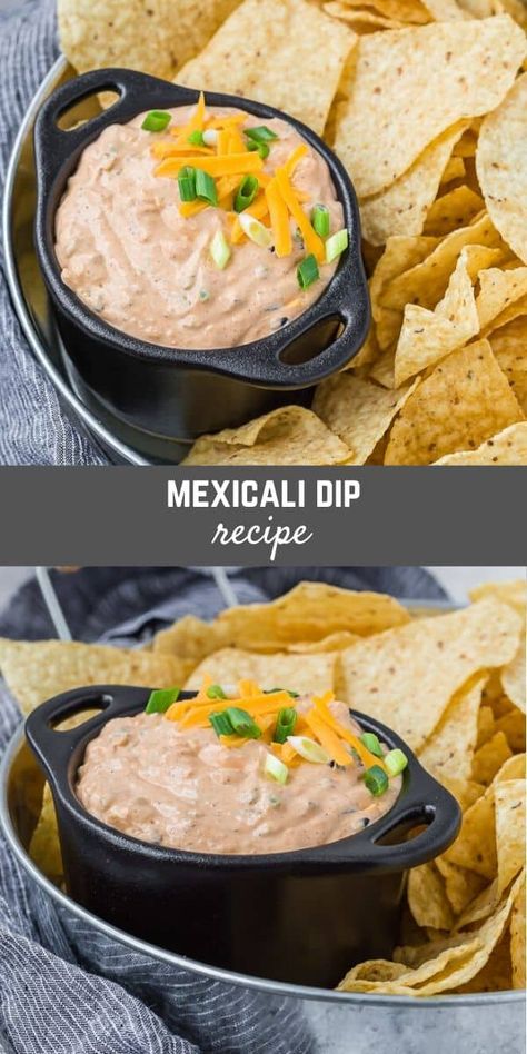 Mexicali Dip, Mexican Dip, Mexican Dips, Slow Cooker Black Beans, Seven Layer Dip, Dip Recipes Easy, Pot Luck, Homemade Taco Seasoning, Dip Recipe