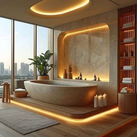 Bathroom Design ✨️ #trendingpost #viralpost #instagramreels #bathroomtour #explorepage #beforeandafter #interiorbathroom #bathroomdesign #bathroomdecor #rennovation #homedesignsdworld #newkitchenhacks #mumbairains #worldmilkday #mensoutfit #celebrityrecipes Jacuzzi Tub Bathroom, Spa Room Design, Lux Bathroom, Jacuzzi Bathroom, Bathroom Concepts, Bath Tube, Home Spa Room, Bathroom Design Styles, Spa Inspired Bathroom