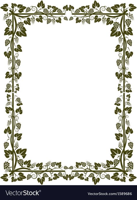 Border Frame Design Graphics, A4 Size Paper Border Design, A4 Size Paper Border Design Flower, Laptop Wallpaper Quotes, Scrapbooking Templates, Vine Border, Frame Download, Digital Scrapbooking Templates, Frame Vector