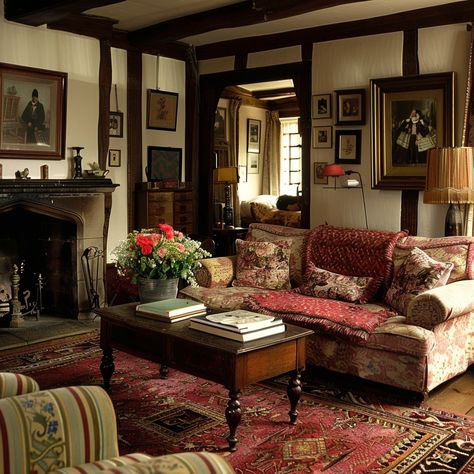 Countryside Living Room, English Countryside Cottage, English Cottage Interiors, Countryside Living, English Living Room, Countryside Cottage, English Interior, English Country Decor, English Decor