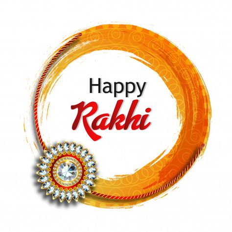 Rakhi for happy raksha bandhan with back... | Premium Vector #Freepik #vector Happy Rakhi Images, Rudraksh Rakhi, Raksha Bandhan Songs, Raksha Bandhan Drawing, Raksha Bandhan Pics, Happy Raksha Bandhan Quotes, Raksha Bandhan Messages, Rakhi Images, Raksha Bandhan Cards