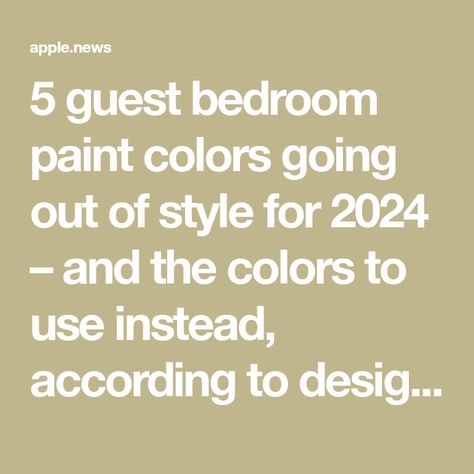 5 guest bedroom paint colors going out of style for 2024 – and the colors to use instead, according to designers — Homes & Gardens Guest Bed Paint Color, Good Guest Bedroom Colors, Unique Paint Colors For Bedroom, One Color Bedroom Ideas, Beautiful Spare Bedroom Ideas, Small Guest Bedroom Color Ideas, Office Guest Room Paint Colors, Guest Bedroom Paint Ideas Wall Colours, Small Spare Room Colour Ideas