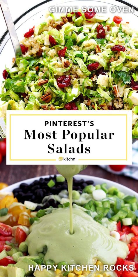 Popular Salads, Ultimate Salad, Clean Eating Salads, Fresh Salad Recipes, Best Salad Recipes, Veggie Salad, Fresh Salads, Easy Salads, Healthy Salad Recipes