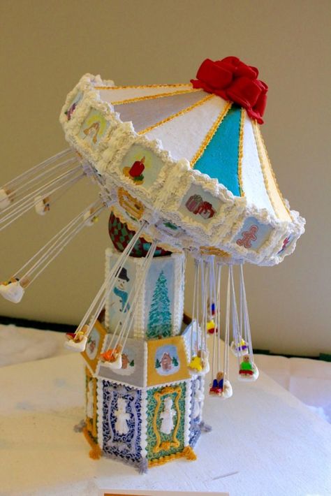 Gingerbread Carnival, Gingerbread Bridge, Gingerbread Competition, Gingerbread House Competition, Whimsical Crafts, Gingerbread House Ideas, Gingerbread House Candy, Gingerbread Ideas, Grove Park Inn