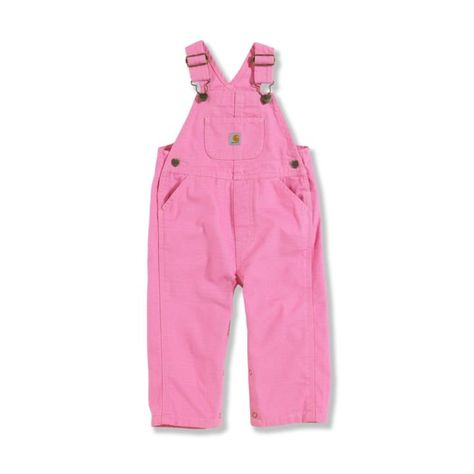 Carhartt Baby Girl, Carhartt Bibs, Carhartt Kids, We're Pregnant, Pink Overalls, Carhartt Overalls, Toddler Overalls, Kids Overalls, Girls Overalls