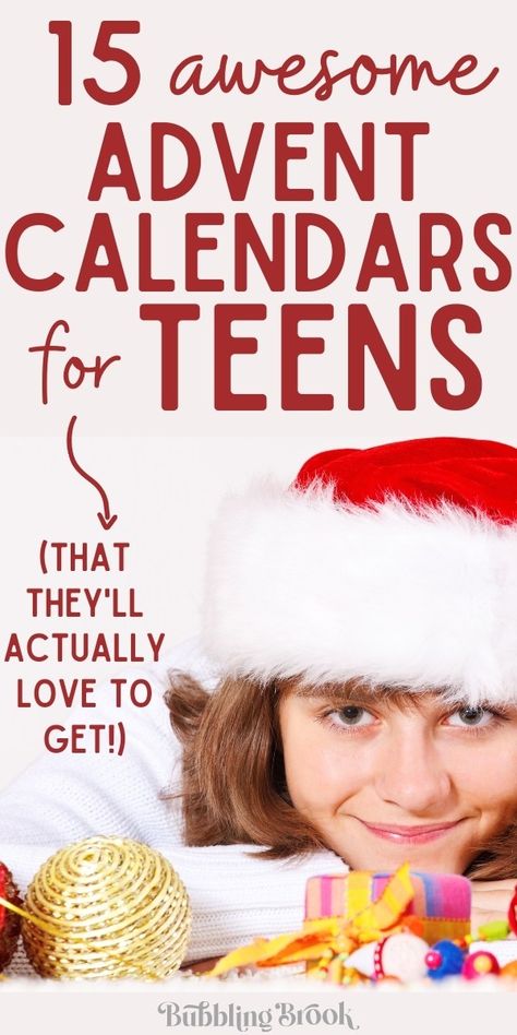 15 Advent Calendars For Teenagers (That Actually They'll Love To Get!) Best Advent Calendar For Kids, Advent Calendar Gift Ideas For Teens, Advent Calendar Gifts For Teens, Teenage Advent Calendar Ideas, Advent Ideas For Teenagers, Advent Calendar For Teenagers, Teen Boy Advent Calendar Ideas, Christmas Traditions With Teens, Advent Calendar For Teen Boys