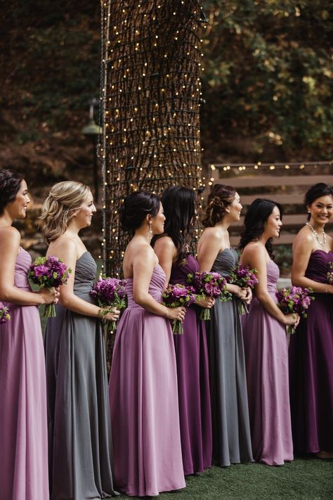 Lilac Bridesmaid, Trendy Bridesmaids, Lavender Bridesmaid, Lavender Bridesmaid Dresses, Lilac Bridesmaid Dresses, Purple Wedding Theme, Mismatched Bridesmaids, Lilac Wedding, Mismatched Bridesmaid Dresses