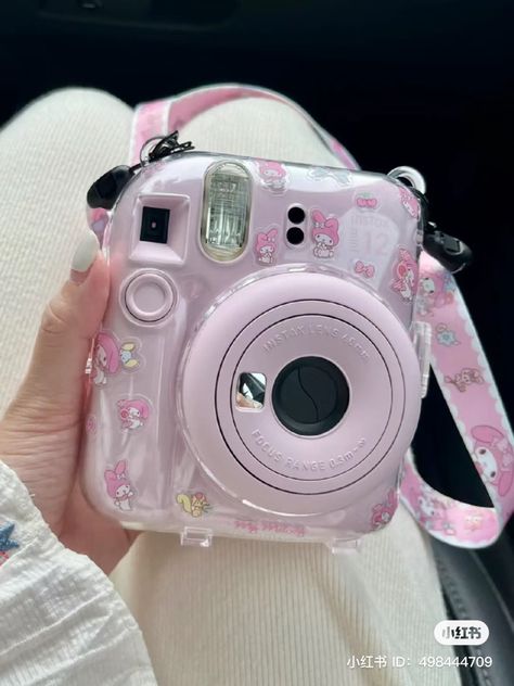 Gitar Vintage, Kotak Bento, Instax Camera, Cute Camera, Retro Gadgets, Polaroid Camera, Pink Girly Things, Mini Camera, Girly Accessories