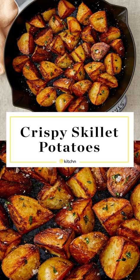 Fingerling Potatoes Recipes, Baby Potato Recipes, The Best Roast, Best Roast Potatoes, Pan Fried Potatoes, Fried Potatoes Recipe, Best Roast, Red Potato Recipes, Crispy Roast Potatoes