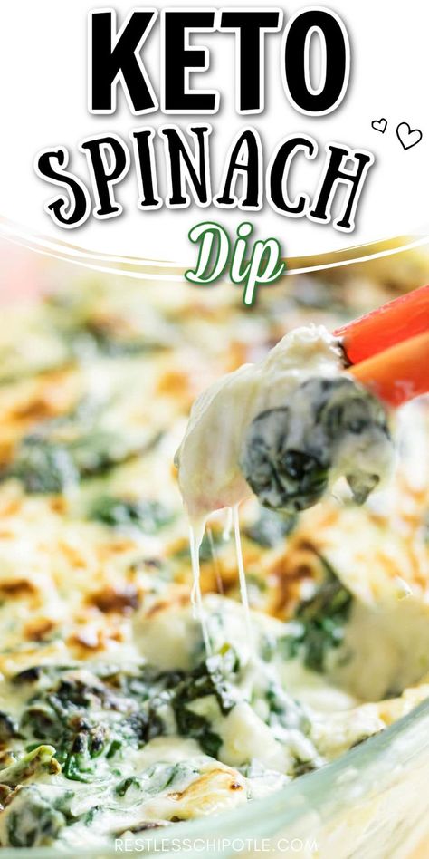 Low Carb Spinach Dip, Spinach Dip Recipe Easy, Creamed Spinach Dip, Keto Spinach Dip, Healthy Spinach Dip, Keto Creamed Spinach, Hot Spinach Dip, Keto Spinach, Healthy Low Carb Dinners