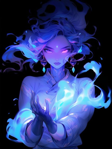 Glowing Hair Drawing, Character Design Girl, Glowing Art, Bright Art, Dark Art Illustrations, Goddess Art, Anime Artwork, الرسومات اللطيفة, Environment Concept Art