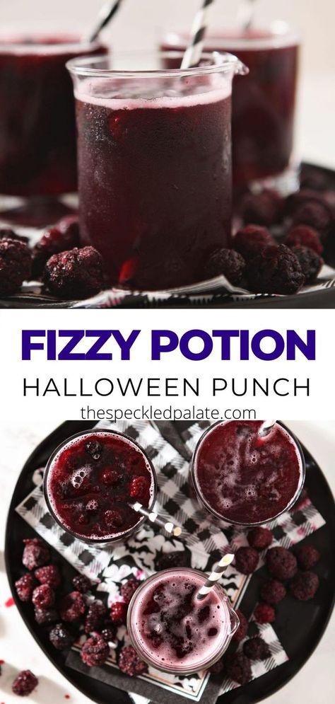 Fun Halloween Drinks, Halloween Drinks Kids, Purple Potion, Halloween Party Drinks, Herbst Bucket List, Table Halloween, Halloween Drink, Halloween Punch, Spooky Food