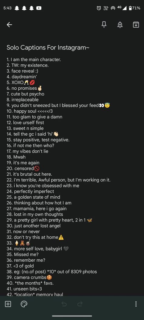 Solo captions For Your 3am Scenarios Caption, Watching Captions Instagram, Shes A 10 But Captions, Lost Soul Captions, Value Captions, Back To Reality Caption, Self Video Captions For Instagram, Solo Quotes For Instagram, Impromptu Plans Captions