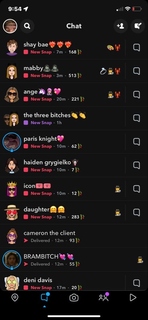Snapchat Recents List Aesthetic, Snapchat Recent Snaps, Snapchat Names List Ideas, Snapchat Chats Messages, Snapchat Recents List, Snapchat Best Friends List Emojis, Snapchat Notifications, Snap Recents, Snapchat Recents
