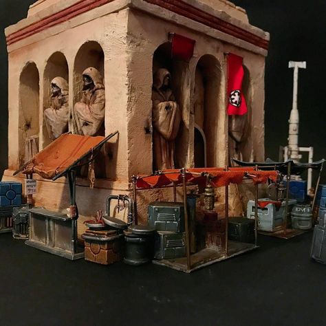 Star Wars Legion: JEDHA CITY Gaming Board Jedha City, Star Wars Collection Display, Star Wars Action Figures Display, Star Wars Legion, Star Wars Figurines, Star Wars Novels, Star Wars Diy, Star Wars Models, Star Wars Set