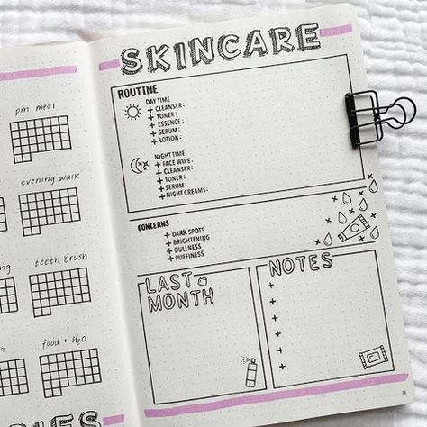 A Diary Ideas, Daily Notebook Ideas, Planner Inspo Aesthetic, Planner Ideas Aesthetic, Daily Journal Ideas, Journal Habit Tracker Ideas, Bullet Journal Habit Tracker Ideas, Daily Planner Ideas, Habit Tracker Ideas