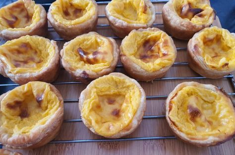 Cinnamon custard cups recipe Custard Cups Recipe, Cinnamon Custard, Puff Pastry Sticks, Puff Pastry Shells, Custard Cups, Custard Powder, Custard Tart, Pastry Shells, Cinnamon Flavor