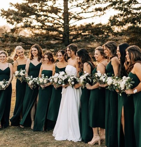 Green Forest Bridesmaid Dress, Ivy Green Bridesmaid Dresses, Gem Green Bridesmaid Dresses, Wedding Bridesmaid Dresses Dark Green, Pine Green Wedding Bridesmaid Dresses, Dark Green Bridemades Dresses, Dark Green Dress Bridesmaid, Jungle Green Bridesmaid Dresses, Pine Green Bridesmaids