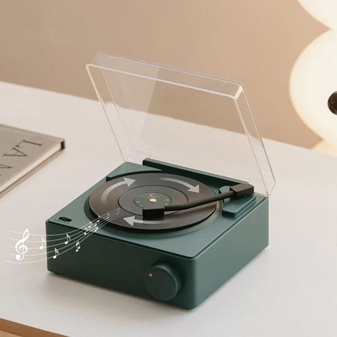 ACT FAST🔥 RetroTune Bluetooth Vinyl Record Player Speaker : $39.99 BUY NOW 💙🛒: thecozycubicle.com/products/retrotune-bluetooth-vinyl-record-player-speaker ⭐WHY YOU SHOULD BUY?⭐Step back in time while embracing modern convenience with our RetroTune Bluetooth Vinyl Record Player Speaker! This compact yet powerful device combines the nostalgic charm of a retro vinyl player with the latest Bluetooth technology, offering high-quality audio and smart features for your home. Immerse yourself in... Record Player Speakers, Acrylic Face, Men Mode, Vinyl Record Player, New Retro, High Fidelity, Wireless Speakers Bluetooth, Vintage Vinyl Records, Screen Design