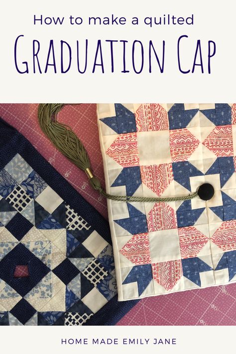 How to decorate graduation cap Decorate Graduation Cap, Triangle Quilt Tutorials, How To Make Sangria, Emily Jane, Grad Caps, Graduation Caps, Graduation Cap Decoration, Cap Decorations, Graduation Project