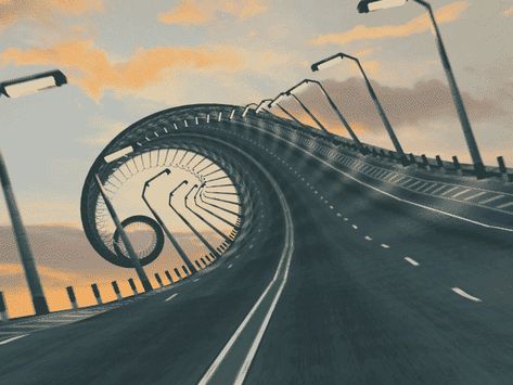 Road Background, Trippy Gifs, Endless Road, Background Gif, Trippy Pictures, Animiertes Gif, Gif Art, Image 3d, Charcoal Drawings