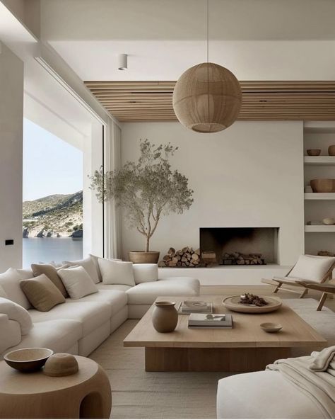 Organic Living Room, Japandi Living Room, Earthy Living Room, Japandi Living, Deco Salon, Living Room Scandinavian, Home Design Living Room, Contemporary Living Room, Living Room Inspo