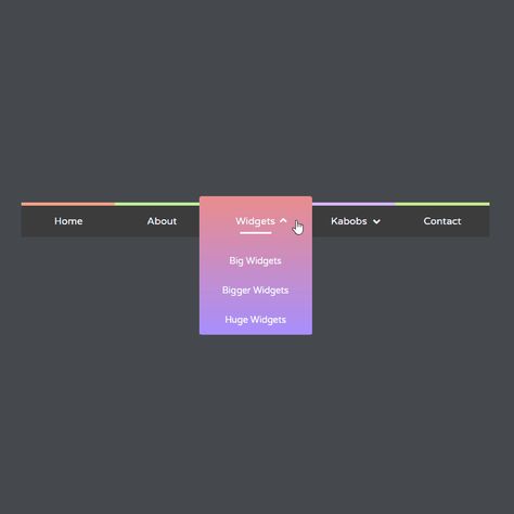 Pure CSS Gradient Menu - Coding - Fribly Website Menu Design, Html Css Code, Css Cheat Sheet, Application Ui Design, Css Tricks, Css Code, Ui Design Mobile, Layout Web, Web Development Programming