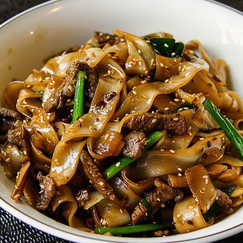 Beef Hor Fun, Chow Fun Recipe Hawaiian, Beef Chow Mein Recipe, Beef Chow Fun Recipe, Beef Chow Fun, Chow Fun Recipe, Chow Fun, Beef Chow Mein, American Test Kitchen