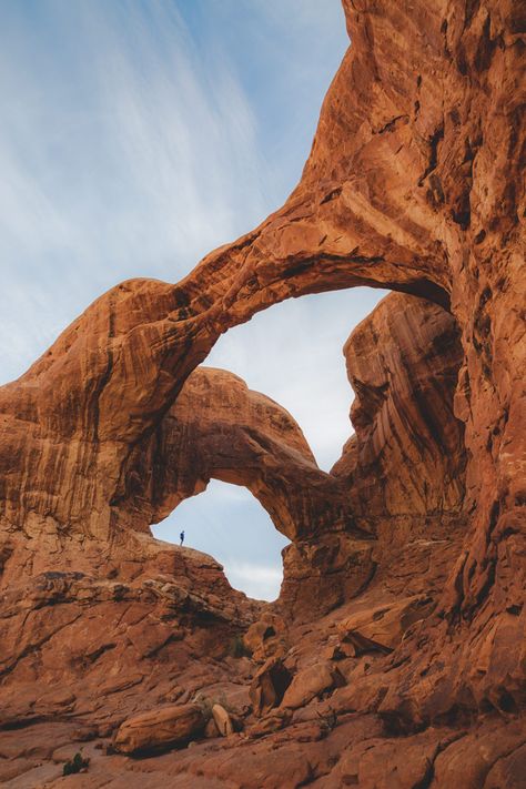 Double arch arches national park Utah Road Trip, National Parks Photography, National Park Road Trip, Utah Travel, Utah National Parks, National Parks Trip, Arches National Park, Pretty Places, Travel Aesthetic