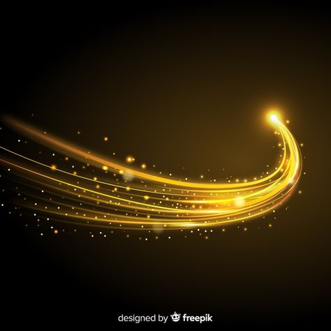 Shiny golden wave backgound | Free Vector Freepik Vector Free, Light Effect Background, Vector Background Graphics, Digital Wave, Effect Light, Blurred Background Photography, Heavy Metal Art, Texture Graphic Design, Bokeh Background