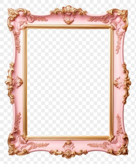 Rococo Frame, Diy Journal Books, Magazine Collage, Frame Picture, Awesome Designs, Rectangle Frame, Pink Frames, Art Idea, Diy Journal