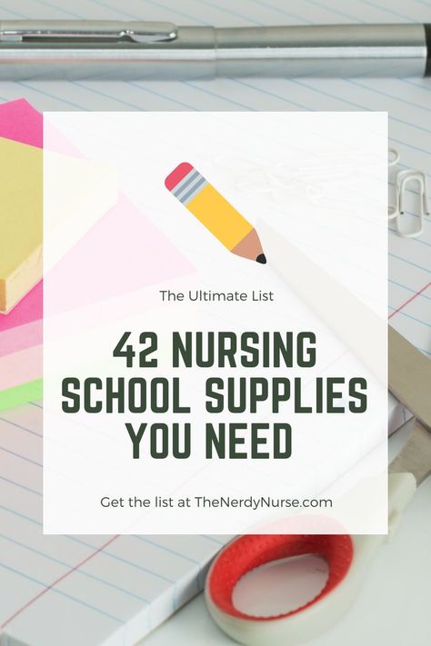 Nursing Student Organization, Nursing School Prep, Nursing School Supplies, Nursing School Organization, Nurse Supplies, Nursing School Essential, College Nursing, Nursing School Motivation, Nursing Student Tips