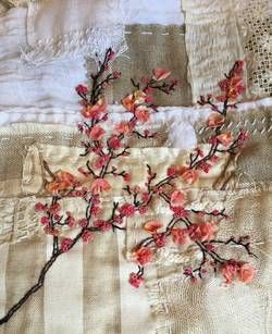 Lisa Mattock, Textile Art Embroidery, Stitching Embroidery, Silk Ribbon Embroidery, Lost Art, Slow Stitching, Hand Embroidery Stitches, Sewing Art, Embroidery Inspiration