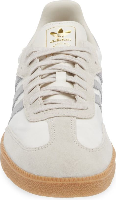 adidas Gender Inclusive Samba OG Sneaker | Nordstrom Rich And Sporty Samba, Beige Sambas, Sambas With Sweatpants, Colored Sneakers, Womens Sambas, Cute Sambas, Lifestyle Sneakers Women, Cute Everyday Shoes, Sambas Adidas