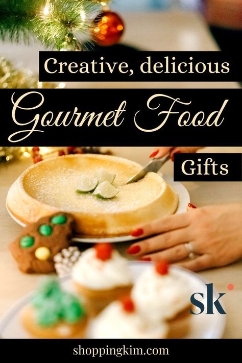 It can be hard to find fantastic gourmet food gifts that please the picky foodies, bakers, and eaters on your list, but we have you covered big time! I Creative Gourmet I Gourmet Food Gifts I Gourmet Recipes I Holiday Gift Guide I Holiday Recipes I Holiday Gifts I Cool Mom Picks I Best Mom Quick Drink Recipes, Quick Drinks, Gourmet Food Gifts, Diy Crafts For Adults, Cool Mom, Game Food, Quick Dinner Recipes, Company Meals, Order Food