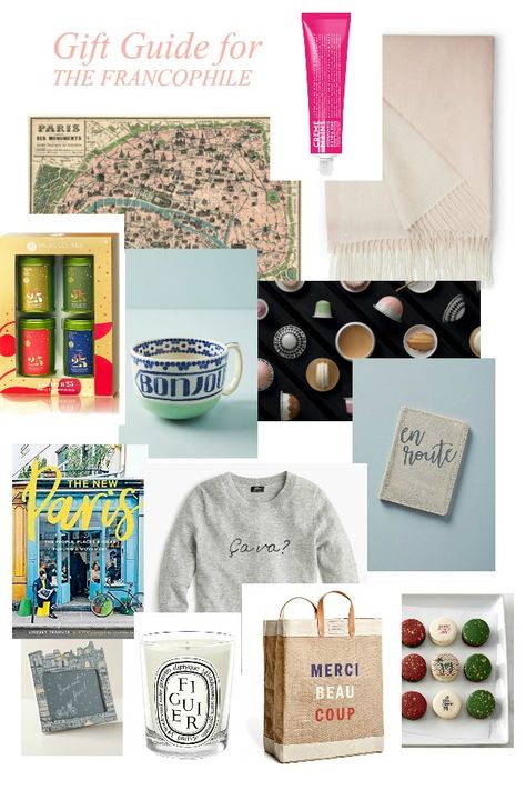 Holiday Gift Guide 2018 — Every Day Parisian Parisian Gifts, Everyday Parisian, Francophile Gifts, Christmas Macarons, Travel Gift Ideas, French Stuff, Paris Kitchen, Paris Books, Gifts 2023