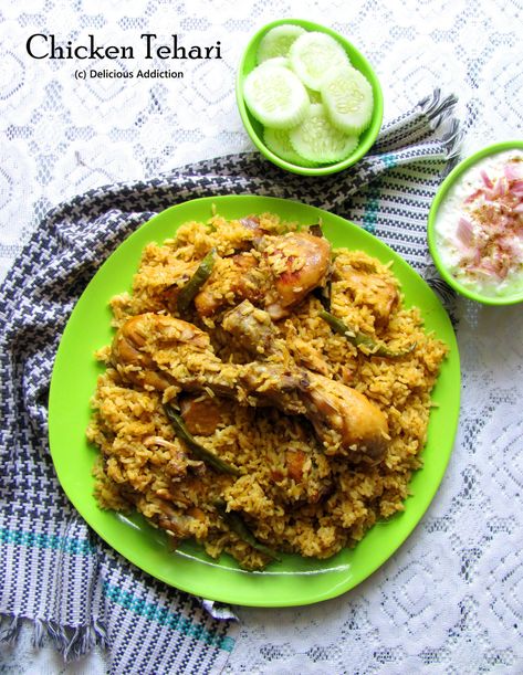 Tehari Recipe, Bengali Recipes, Veg Recipes Of India, Bangladeshi Food, Chicken And Rice Dishes, Simple Family Meals, Chicken Rice Recipes, Bengali Food, Foreign Food