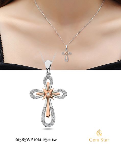 Cross Necklaces, Diamond Pendants, Jewelry Diamonds, Bridal Jewelry Collection, Gold Luxury, Diamond Cross Pendants, Rose Ring, Diamond Cross, Fashion Ring