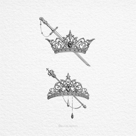 Simple Tiara Drawing, Crown Tattoo Fine Line, Fineline Crown Tattoo, Princess Tiara Drawing, Princess Tiara Tattoo, Princess Crown Drawing, Bookstore Inspiration, Tiara Drawing, Royalty Tattoo