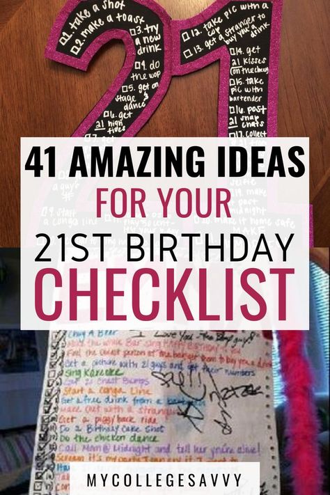 21st Bday Checklist, 21 Birthday To Do List, What To Do On Your 21st Birthday, 21 Dares For 21st Birthday, Sign Night 21st Birthday List, 21 Birthday Sign Checklist, 21st Birthday Bucket List, October 21st Birthday Ideas, 21 Birthday Poster Ideas