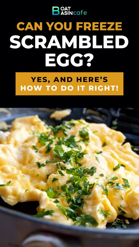 Freezer Eggs Recipes, How To Freeze Cooked Eggs, Freeze Eggs In Ice Cube Trays, Can You Freeze Scrambled Eggs, Frozen Egg Recipes, Egg Recipes To Freeze, How To Meal Prep Eggs, How To Freeze Scrambled Eggs, How To Freeze Eggs The Right Way