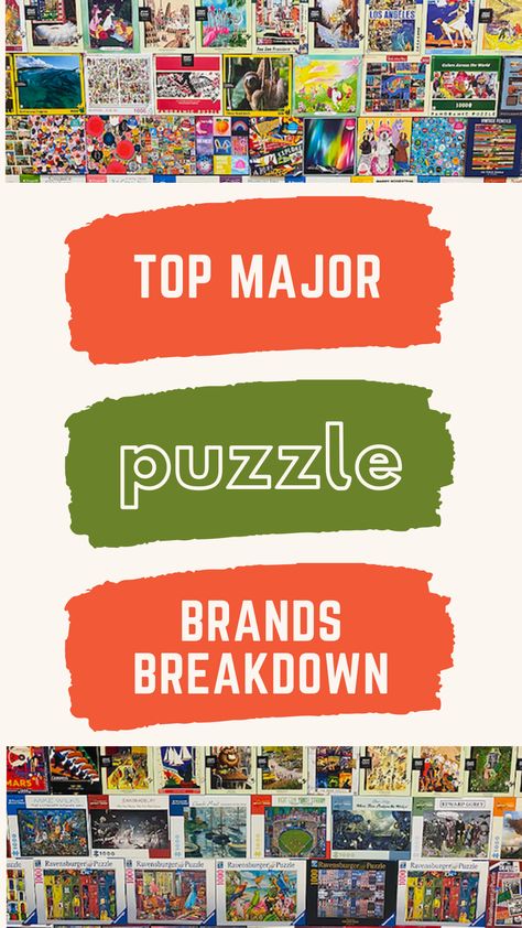 We’re continuing with our guide to the top puzzle brands on the market today. In the last breakdown, we looked at independent, up-and-coming brands. This time, we’re checking out the big-name brands that we all know and love. #completingthepuzzle #blog #topmajorpuzzlebrands Best Jigsaw, Ravensburger Puzzle, New Puzzle, Thomas Kinkade, Puzzle Board, Puzzle Box, Wooden Puzzles, Puzzle Pieces, Jigsaw Puzzle