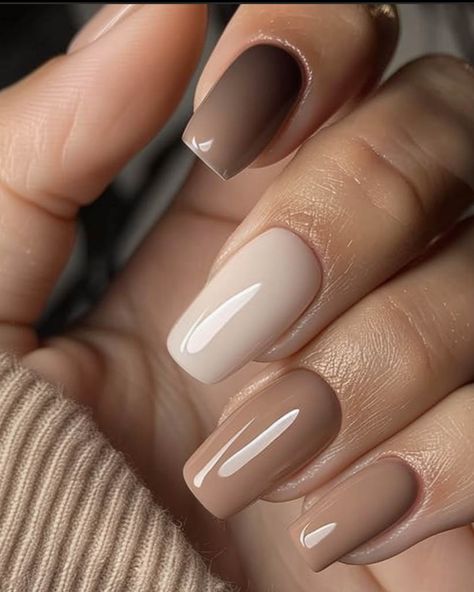 November Nails Colors, Ongles Beiges, November Nail, November Nail Designs, Simple Fall Nails, November Nails, Fall Nail Trends, Fall Gel Nails, Accent Nail