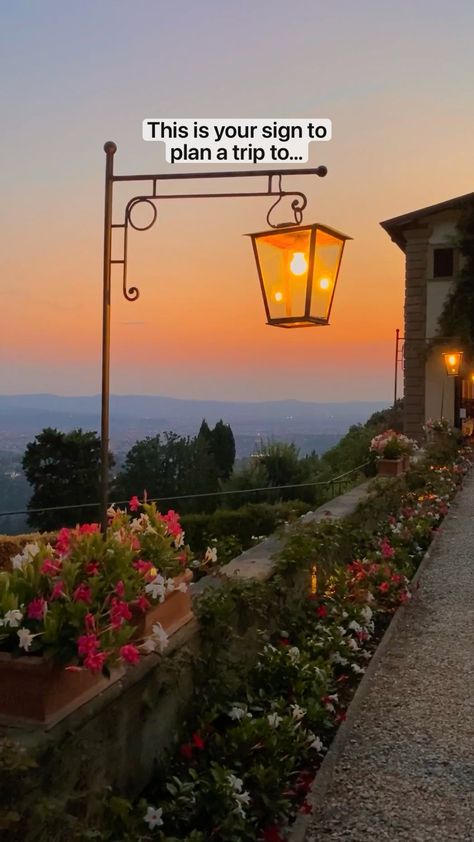 Explore all of the beauty Tuscany has to offer. From vineyards to hilltop castles, coastlines, fields of lavender, and more, this Italian region is the ideal summer destination. Lucky for you, we've rounded up the best day trips in the region to help you plan the perfect trip! 🎥 @alexpreview #tuscansummer #getaway #winetour #tuscany #italy Italy View, Italy Nature Aesthetic, Italy Views Beautiful, Sunsets In Italy, Italy Mountains Aesthetic, San Michele, Nature Gif, Cool Pictures Of Nature, Beautiful Places Nature