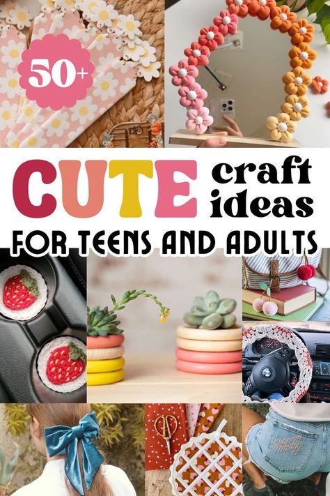 Cute Craft Ideas for Adults Craft Ideas For Teens, Cute Craft Ideas, Fun Crafts For Teens, Easy Crafts For Teens, Arts And Crafts For Teens, Cute Craft, Diy Crafts For Teens