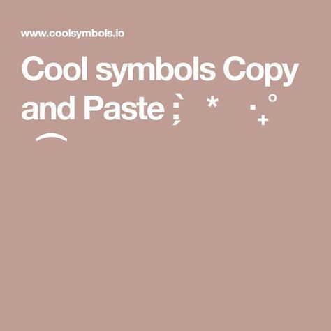 Get a list of cool symbols, emojis, and text art that you can copy and paste into your social media posts, emails, or anywhere else #Aesthetic_Symbols_Caption #Insta_Symbol_Bio #Insta_Bio_Ideas_Aesthetic_Symbols #Copy_And_Paste_Emojis #InstagramHighlightCovers #HighlightCoversInstagram Insta Symbol Bio, Insta Bio Ideas Aesthetic Symbols, Ts Symbol Copy And Paste, Cute Copy And Paste Emojis, Username Symbols Aesthetic, How To Get Aesthetic Symbols, Twitter Bio Ideas Twitter Bio Ideas Aesthetic, Star Symbol Copy And Paste, Copy And Paste Symbols Aesthetic