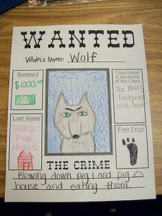 Villains Wanted Poster Fairy Tale Lessons For Kindergarten, Roll A Fairy Tale, Storybook Week Activities, Fairy Tale Directed Drawing, Fairytale Activities For Kids, Fairytale Classroom, Fairytale Crafts, Fairy Tale Day, Fairy Tales Unit