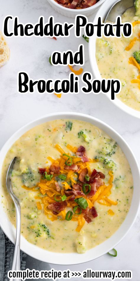 Broccoli Cheddar Bacon Potato Soup, Broccoli Cheddar And Potato Soup, Brocoli Cheddar Potato Soup, Cheddar Brocolli Potato Soup, Broccoli Cheddar Soup Without Heavy Cream, Broccoli Cheddar Bacon Soup, Cheddar Potato Broccoli Soup, Crockpot Broccoli Potato Cheddar Soup, Loaded Potato Broccoli Soup