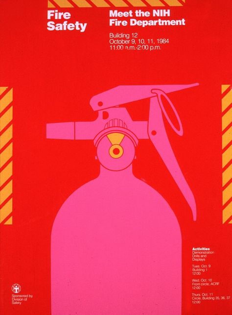 Download free image of Fire Safety: Meet the NIH Fire Department. Original public domain image from Flickr about poster, vintage poster, fires, vintage advertisement, and pink 9647153 Fire Safety Poster, Safety Posters, Fire Prevention, Medical Art, Public Safety, Fire Safety, Vintage Advertisement, Abstract Poster, Public Domain Images