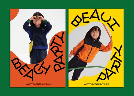 OUTnABOUT’s Visual Identity Is Beyond Playful Thanks To Creative Studio KauKau – PRINT Magazine Visuell Identitet, 카드 디자인, Visual Identity Design, Social Media Design Inspiration, We Are The World, Magazine Layout, Print Magazine, Brand Identity Design, Graphic Design Branding